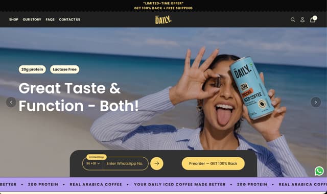 Get Daily storefront preview